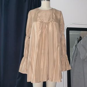 Anthropologie Saturday Sunday silk lounge tunic